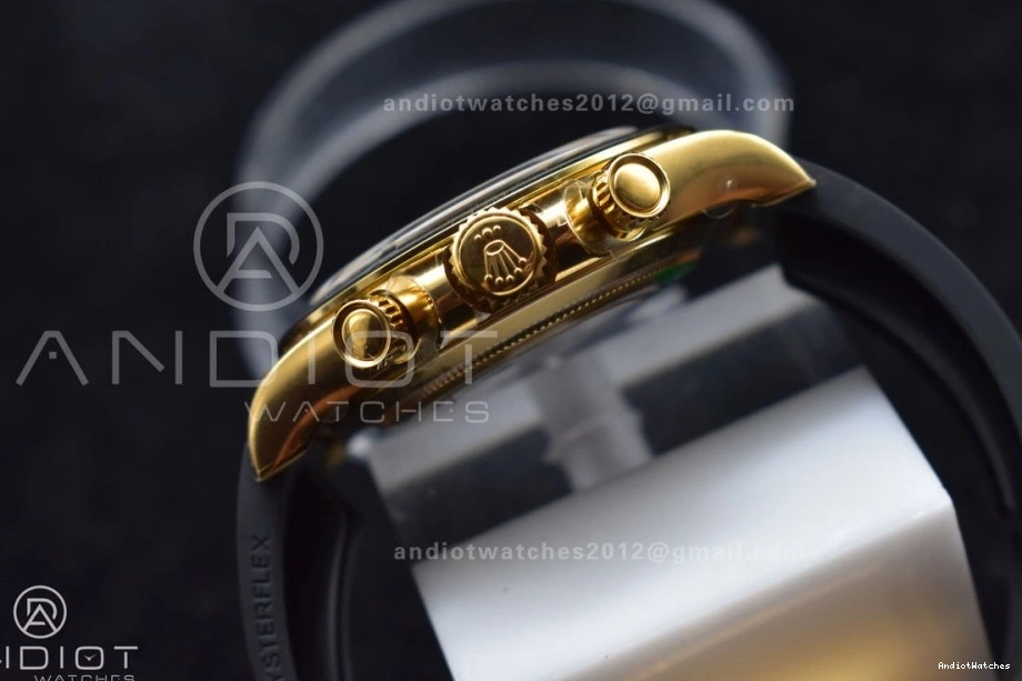 V Strap Daytona On Dial SS 1:1 Case Rubber 419 Clean Best SA4130 Gold 904L Black Edition Stylish 116519 0803
